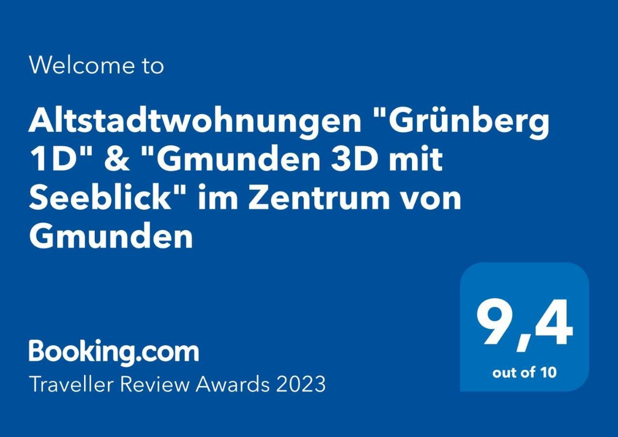 Altstadtwohnungen "Grunberg 1D" & "Gmunden 3D Mit Seeblick" Im Zentrum Von Gmunden Eksteriør billede